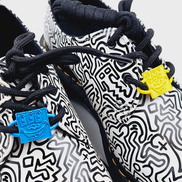 Dr. Martens 1461 Keith Haring Printed Leather Oxford Shoes • Men 4, Women 5M - Picture 7 of 10